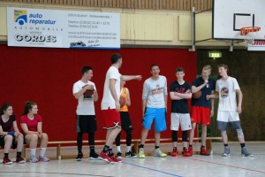 03.06.2017: Abschlussdaddeln / Teilnehmer Dunking-Wettbewerb