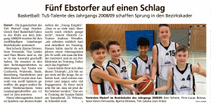 Bericht Ebstorf Knights im Bezirkskader vom 19.02.2020